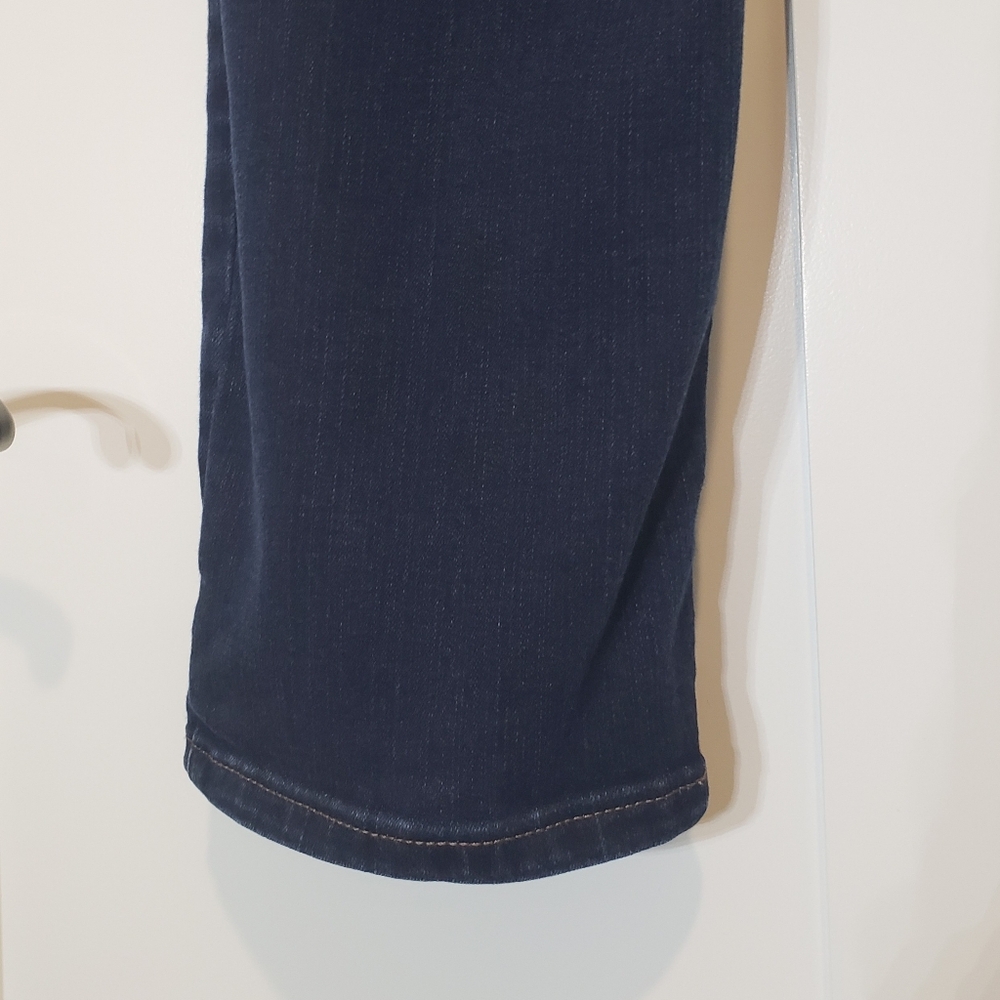 Chico's So Slimming Jeans Mid-rise Straight Darkwash Stretch Size 2.5 Like New - Picture 10 of 12